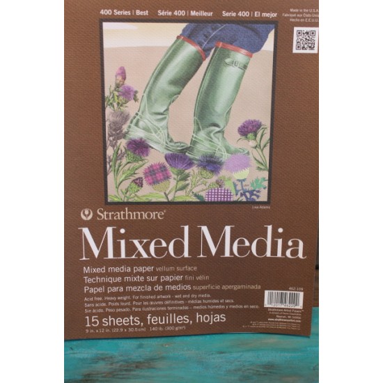 Bloc de papier 9x12 Strathmore - mix-média